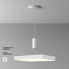 Миниатюра фото потолочный светодиодный светильник maytoni zon c032cl-90w3k-sq-w | 220svet.ru